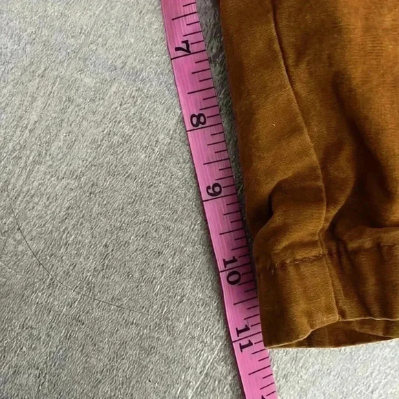 [36]The Cabostyle Relax Cotton  Yellow Brown Cargo Short- Made in Mexico - Picture 7 of 9